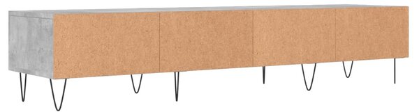 Betonszürke szerelt fa TV-szekrény 150 x 36 x 50 cm
