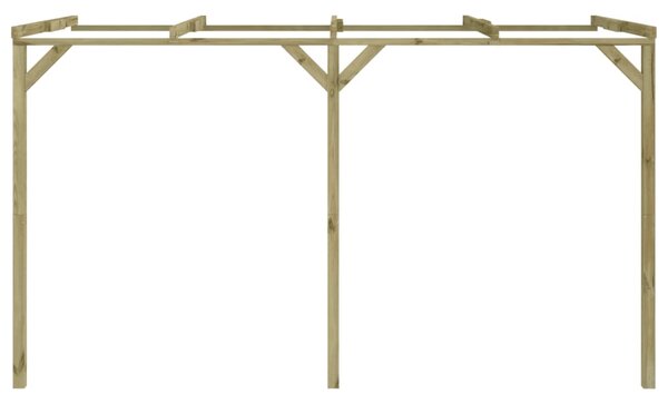 VidaXL fa fali pergola 2 x 4 x 2,2 m