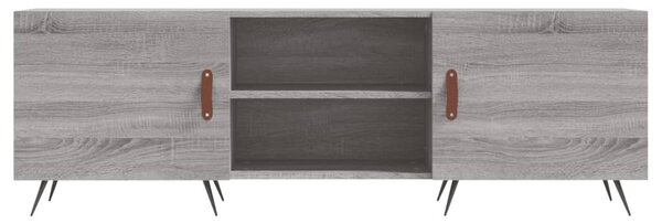 Szürke sonoma színű szerelt fa TV-szekrény 150x30x50 cm