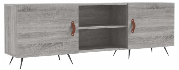 Szürke sonoma színű szerelt fa TV-szekrény 150x30x50 cm