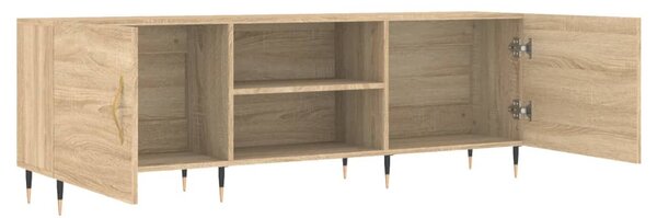 Sonoma tölgyszínű szerelt fa TV-szekrény 150x30x50 cm