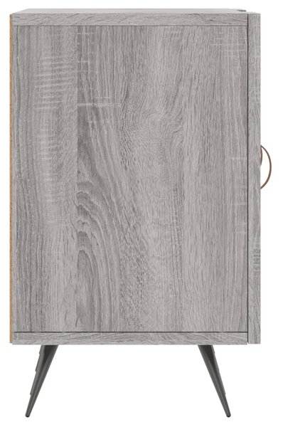 Szürke sonoma színű szerelt fa TV-szekrény 150x30x50 cm