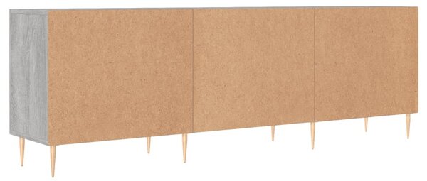 Szürke sonoma színű szerelt fa TV-szekrény 150x30x50 cm