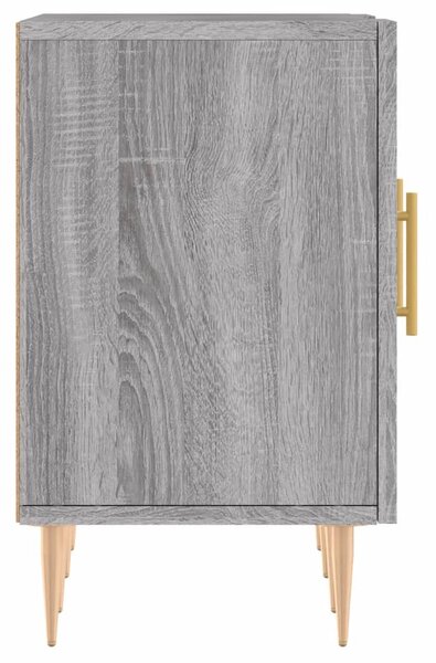 Szürke sonoma színű szerelt fa TV-szekrény 150x30x50 cm