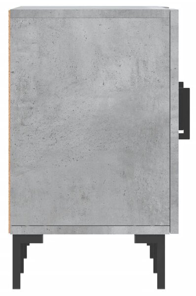 Betonszürke szerelt fa TV-szekrény 150 x 30 x 50 cm