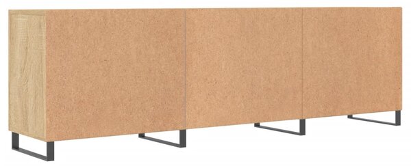 Sonoma tölgyszínű szerelt fa TV-szekrény 150x30x50 cm