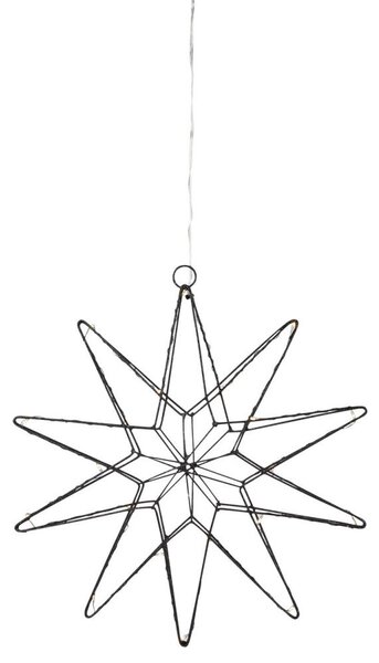 Markslöjd Markslöjd 705749 - LED karácsonyi dekoráció GLEAM LED/0,6W/3xAA fekete ML1284