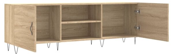 Sonoma tölgyszínű szerelt fa TV-szekrény 150x30x50 cm