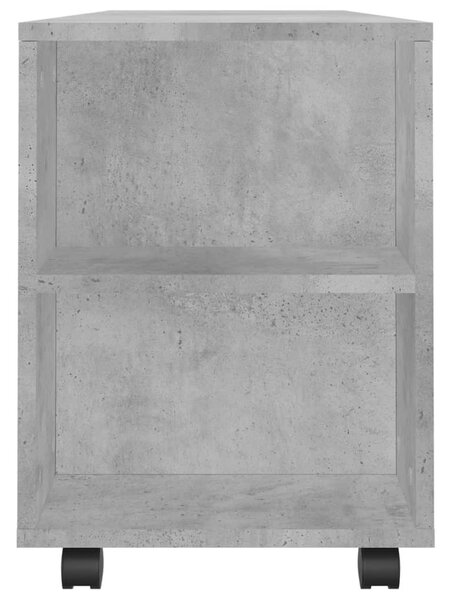 Betonszürke szerelt fa TV-szekrény 102x34,5x43 cm