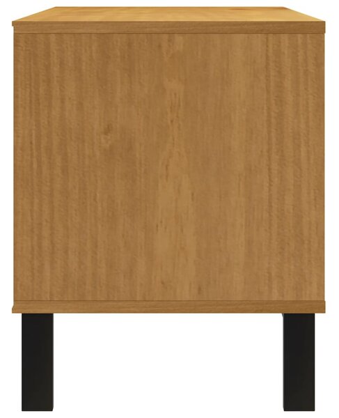FLAM tömör fenyőfa TV-szekrény 110 x 40 x 50 cm