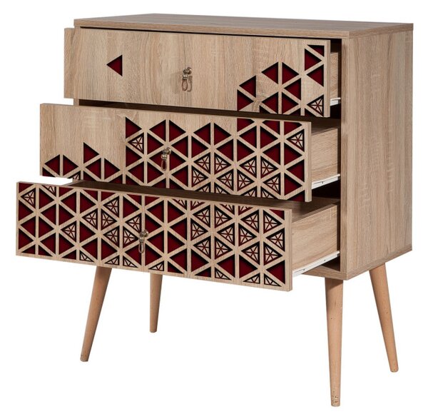 Trio komód, 80 cm – TR869VEL3430