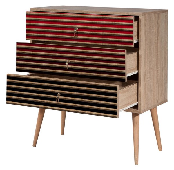 Trio komód, 80 cm – TR869VEL3433