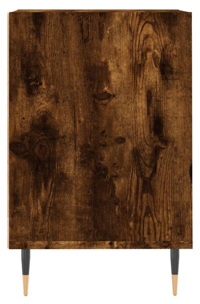 Füstös tölgy színű szerelt fa TV-szekrény 160x35x55 cm