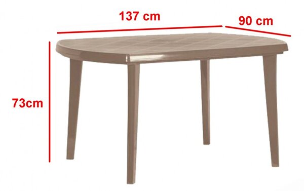 Eltorini 4+1 kerti bútor garnitúra szett