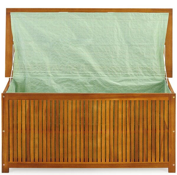 ACACIA fa tárolódoboz, 117x50x59cm, természetes barna Jurhan