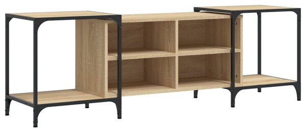 Sonoma tölgy színű szerelt fa TV-szekrény 153 x 37 x 50 cm
