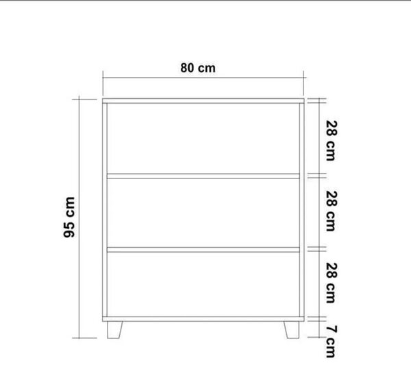 Leva komód, 80 cm – TR869VEL3483