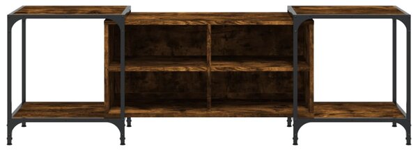 Füstös tölgy színű szerelt fa TV-szekrény 153 x 37 x 50 cm