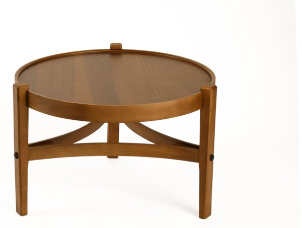 Ren dohányzóasztal, dió, 60 cm