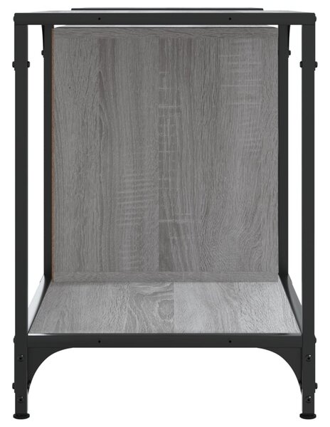 Szürke sonoma színű szerelt fa TV-szekrény 153 x 37 x 50 cm