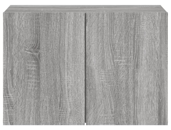Szürke sonoma színű falra szerelhető TV-szekrény 60 x 30 x 41cm