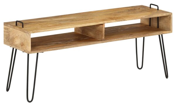 Tömör mangófa TV-állvány 110 x 35 x 45 cm