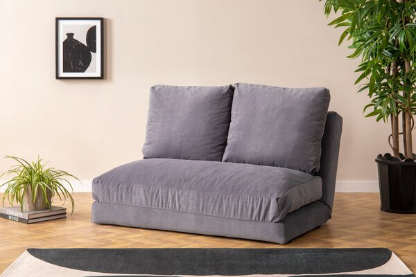 Kanapé futon Tilda (szürke)