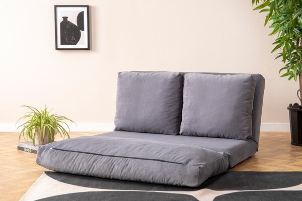 Kanapé futon Tilda (szürke)