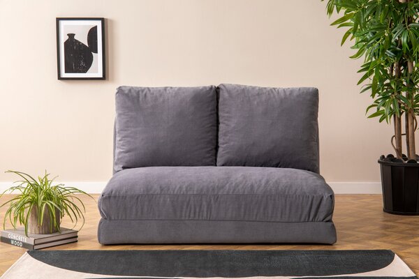 Kanapé futon Tilda (szürke)
