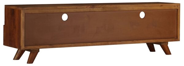 Tömör újrahasznosított fa TV-szekrény 140 x 30 x 40 cm