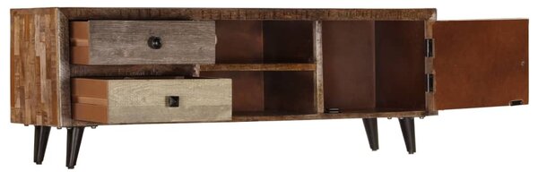 Tömör mangófa TV-szekrény 118 x 30 x 40 cm