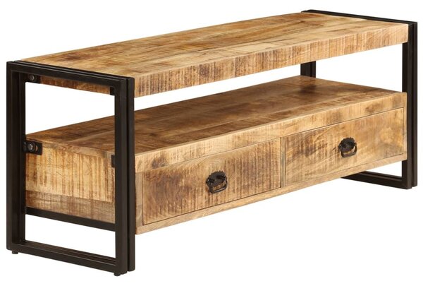 Tömör mangófa TV-szekrény 120 x 35 x 45 cm