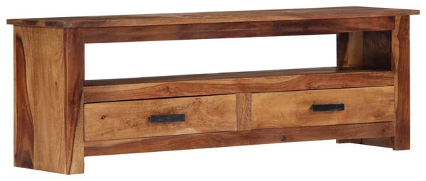 Tömör fa TV-szekrény 118 x 30 x 40 cm