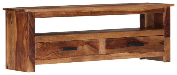 Tömör fa TV-szekrény 118 x 30 x 40 cm