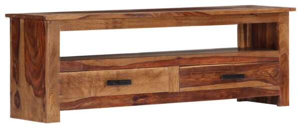 Tömör fa TV-szekrény 118 x 30 x 40 cm
