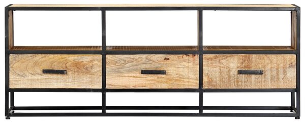 Tömör mangófa TV-szekrény 120 x 30 x 45 cm