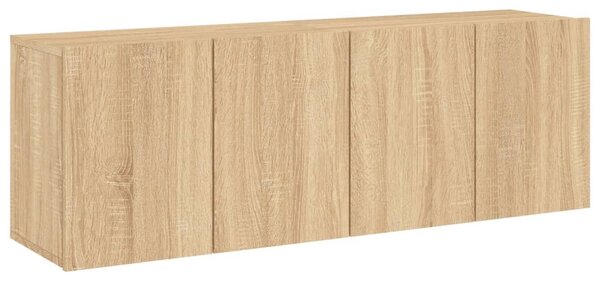 2 db sonoma tölgy színű fali TV-szekrény 60 x 30 x 41 cm