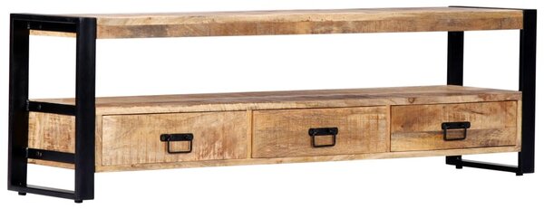 Tömör mangófa TV-szekrény 150 x 30 x 45 cm