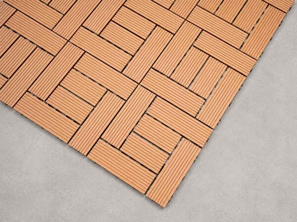WPC csempe LEGI STYLE 30 x 30 cm, teak