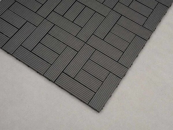 WPC csempe LEGI STYLE 30 x 30 cm, antracit