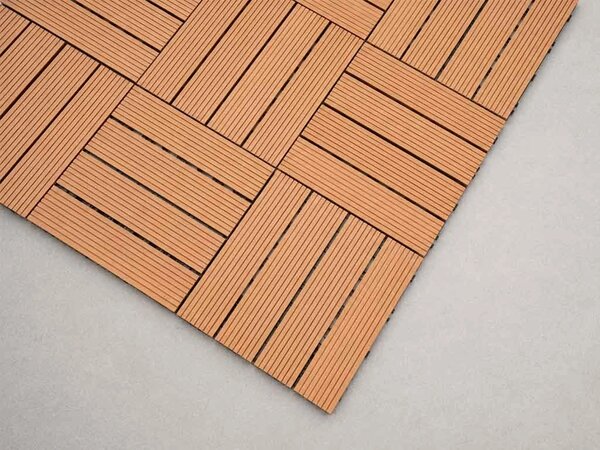 WPC csempe LEGI BASE 30 x 30 cm, teak