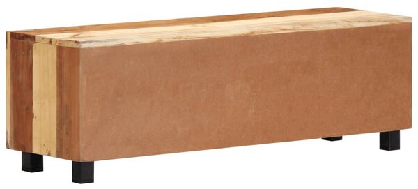 Tömör újrahasznosított fa TV-szekrény 100 x 30 x 33 cm