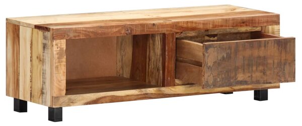 Tömör újrahasznosított fa TV-szekrény 100 x 30 x 33 cm