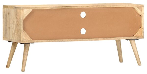 Tömör mangófa TV-szekrény 100 x 30 x 45 cm