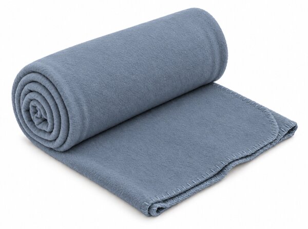 Fleece takaró FLEORA, szürkéskék Méret: 150 x 200 cm