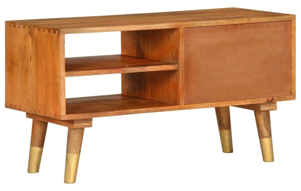 Tömör mangófa TV-szekrény 85 x 35 x 47 cm