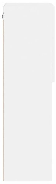 Fehér TV-szekrény LED lámpákkal 40,5 x 30 x 102 cm
