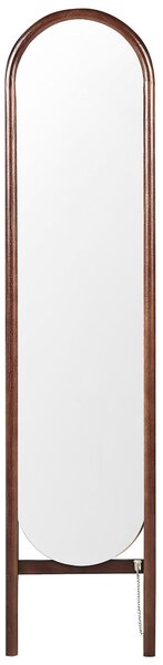Állótükör CHELLES 150 cm Császárfa Sötétbarna