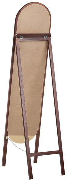 Állótükör CHELLES 150 cm Császárfa Sötétbarna