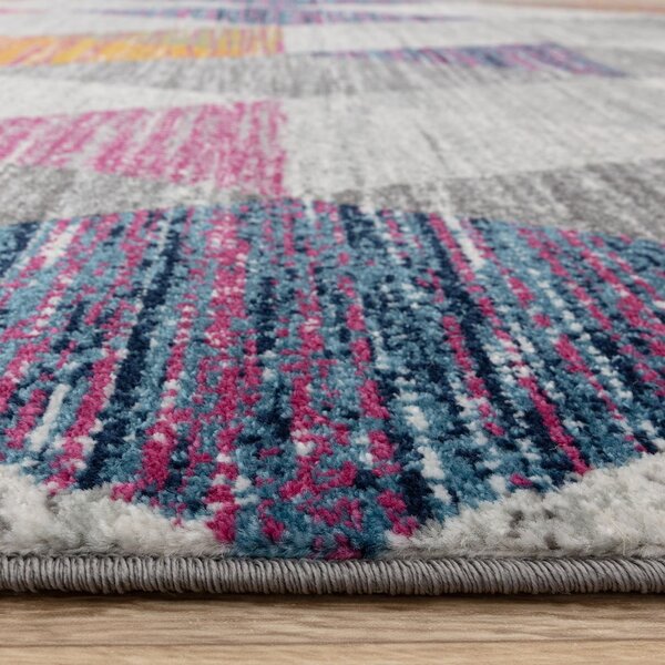 Piros szőnyeg 120x170 cm Muse Harlequin Pink – Asiatic Carpets